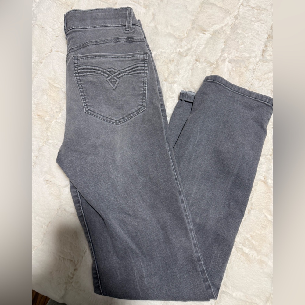 Democracy Charcoal Gray Stretch Jeans with Ab-technology